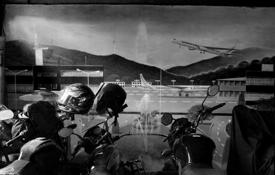 Christopher Pinney, Panauti Studio, Nepal, 2018.