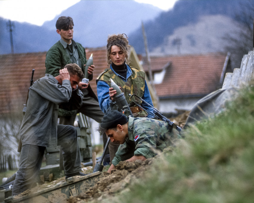 Dragoljub Zamurović, Obstreljevanje Srebrenice – prostovoljka iz Srbije med napadom na Srebrenico, Bratunac, 5. 5. 1995.